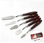 Artist Palette Knife Spatula Tool 5pc Set Oil Acrylic Painting Supplies Scrapper