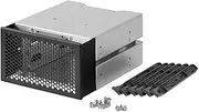 3.5 Inch HDD Cage Rack Hard Driver Tray Hard Drive Cage Support 3 HDD Hard Disks