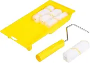 Gadpiparty 1 Set Paint Roller Brush Set Wall Painting Tools for Home Decoration Washable and Reusable Paint Roller Covers Lightweight and Easy to Use for Beginners and Professionals