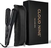 CLOUD NINE The Wide Iron Hair Straightener | Ceramic Floating Plates Cushion Spring Flex Technology | Variable Temperature Control 100°C - 200°C | Professional Design for Range of Hair Types