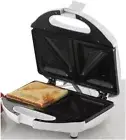 4 Slice Bread/Jaffle Electric Sandwich Press Maker White | AU