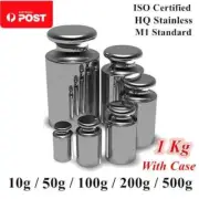 Premium Stainless CALIBRATION WEIGHT SET 1g 100g 200g 500g 1kg 5kg WEIGHTS SCALE