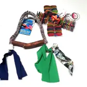 Swing Hanging Rope Fiesta Wood Spoon Toy Bundle Colorful Bird Toys Medium Set 2