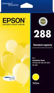 Epson 288 - Standard Capacity DURABrite Ultra - Yellow Ink Cartridge [C13T305492]