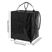 Shopping Bag Folding Hand Pulling Foldable Tote Bag for Holiday Life Camping
