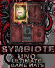 Ultimate Uno Marvel DC Custom Game Mats Card SDCC Board Foil Chase SYMBIOTE MAT
