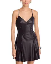 Steve Madden Abbott Faux Leather Dress
