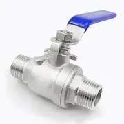 Stainless Steel Male Thread Ball Valve Two-Piece Ball Valve, for Swimming Pool Connection Pipe Valve Accessories (Size : 2")