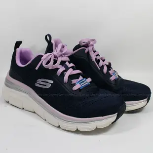 (DY)SKECHERS 女鞋 FASHION FIT記憶型泡棉鞋墊 厚底運動鞋149277NVLV (7.5折)