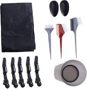 CRILSTYLEO 12pcs Hair Coloring Set Cape Diy Hair Dyeing Kit for Beginners and Professionals