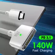 140W USB-C to Magnetic 3 Cable for MacBook Air Pro Max M1 M2 14" 16" MagSafe 3