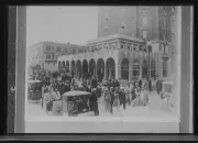 Photo:[Crowded boardwalk, possibly Atlantic City, N.J.]
