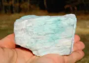 Natural Amazonite Rough Crystal Specimen 284g Energy Healing Meditation Display