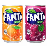 在飛比找小三美日平價美妝優惠-Fanta 芬達~汽水-橘子風味／葡萄風味(160ml) 款