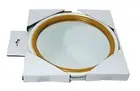 Target Pillowfort Two Tone Layered Circle Kids Mirror White Mustard