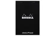 Rhodia No.16 Top Stapled A5 Notepad Office Stationery Note Pad Dot Grid Black