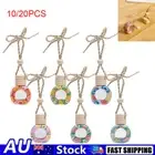 10/20PCS Car Hanging Diffuser Bottle Perfume Pendant Empty Bottle Random Color