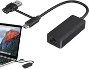 Gigabit Network Card For PC | USB3.0 Wired Network Card | No Driver Required External Web Data Cable For Laptops Video Games