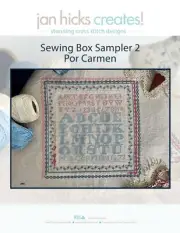 Jan Hicks Creates! - Sewing Box Sampler 2 & Birth Sampler - Reproduction Sampler