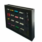New Silver tape storage box Tower Records BLACK magnet type live goods JAPAN