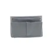 Light Grey Women Handbag Felt Bag Tote Insert Liner Purse Pouch