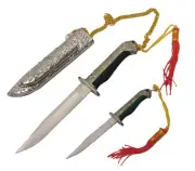 Double Pocket Knives Tibetan Style Throwing Knives