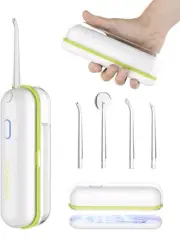 Portable Travel Water Flosser, Mini Cordless Water Teeth Picks, 3 Flossing Mo...