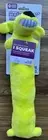 Multipet Pet Loofa Dog Toy 12" Squeaker Yellow Color Squeaker Long Doggy Medium