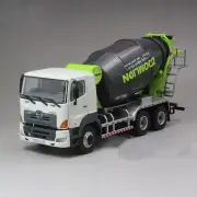 1:38 24CM ZOOMLION HINO700 10m³ Mixer Vehicle Diecast Truck Model Collection