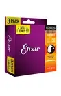 Elixir Bonus Phosphor Bronze Acoustic Guitar Strings NANOWEB Custom Light 11-52