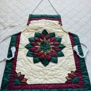 New Patchwork Handmade Quilt Apron, 100%