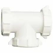 (12)-Keeney 1-1/2 In. White Plastic Polypropylene 3-Way Coupling Tee Model: 48WK