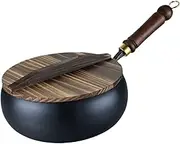 Cooking Wok | Home Stir-Fry Pans Nonstick,Induction Cooktop Heat-Resistant Cookware, Daily Use Tool for Chicken Beef Pork Vegetables Meal Making