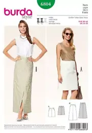 B157 BURDA 6804: SKIRT SIZE 10-20 SEWING PATTERN