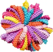Cosyhav Baby Hair Bands,50pcs Toddler Hair Bands,Cotton Hair Bobbles For Girls,High Elasticity, Candy Colors,Suitable For Babies, Toddlers