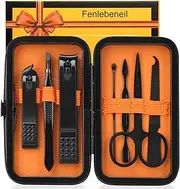 fenlebeneil Manicure Set Men Nail Clipper Set Personal Care Nail Grooming Kits Travel Nail Care Set Manicure Tools Nail Clippers Pedicure Kit Basic Nail Care Tools Men Women