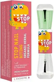 Nail Biting Prevention - Anti Nail Biting Polish - Stop Biting Nails - Stop Nail Repair Clear Varnish - Nail Bite Stopper - Discourages Nail Biting and Thumb Sucking For Children and Adults