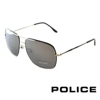 在飛比找ETMall東森購物網優惠-POLICE 義大利警察 復古時尚經典藍造型太陽眼鏡(黑+金