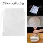 Colander Wine Strainer Cheesecloth Coffee Filter Nylon Fine Mesh Nut Milk Bag