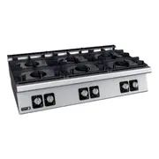 Fagor 700 Series Natural Gas 6 Burner Ss Boiling Top CG7-60H
