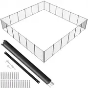 VEVOR Pool Fence, 4 x 72 FT Pool Fences for Inground Pools, Removable Child Safety Pool Fencing, Easy DIY Installation Swimming Pool Fence, 340gms Tes