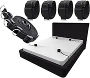 Sex Restraining Bondage BDSM Kit, Handcuffs Sex Bed Adult Set, BDSM Bondage Restraints Sex Furniture for Couples, Restraints Under Mattress Bed Sex Straps & Ankle Cuffs Sex Toy