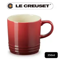 在飛比找PChome24h購物優惠-LE CREUSET-瓷器英式馬克杯350ml (酒紅)