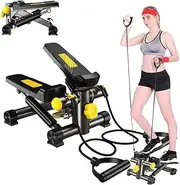 Stepper Display Screen, Multi Function Treadmill Exercise Machine, Sports Weight Loss Hydraulic Mini Stovepipe Fitness E