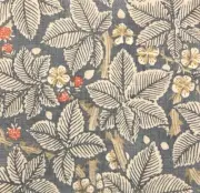 W. MORRIS & CO Bramble Mineral Slate Linen Remnant New