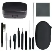 Hearing Aid Cleaning Kits for Earbud,Airpod Cleaner Brush Kits with Storage Case