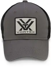 Vortex Core Logo Patch Cap - Men's, Pewter, OSFM, 220-34-CHR Men's Hat