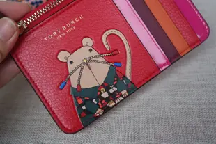 小皮美國代購 Tory burch TB 新款女士鼠年卡包 小零錢包 5個卡位 小巧可愛  附購證