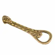 Handmade Golden Brass Tribal Bottle Bar Soft Drink Beer Soda Can Opener