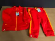 LEGO® Collection x Target Kids Track Zip-up Sweatshirt Jacket & Pants Red 12M
